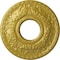 Ekena Millwork Hurley Ceiling Medallion (Fits Canopies up to 7 1/4"), 22 1/8"OD x 7 1/4"ID x 1 3/4"P, Rich Gold CM26HURGS - alternate 1